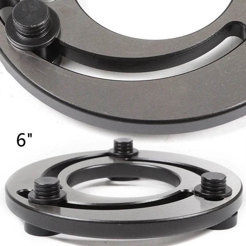 Steel Bore Chuck With Adjustable Soft Jaw Hydraulic Claw Precision Tool 4