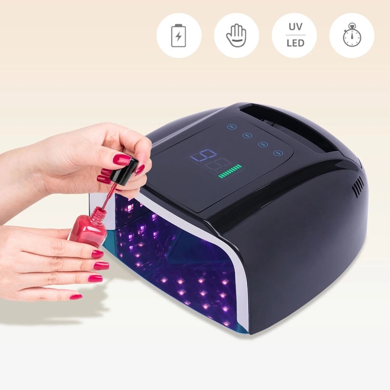 Professional Rechargeable Cordless Nail Lamp UV LED Gel Curing Dryer For Salon Quality Manicures 2