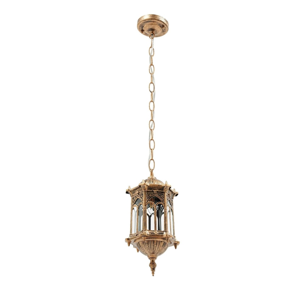 Outdoor Ceiling Porch Hanging Lantern Weather Resistant Exterior Hanging Light 6