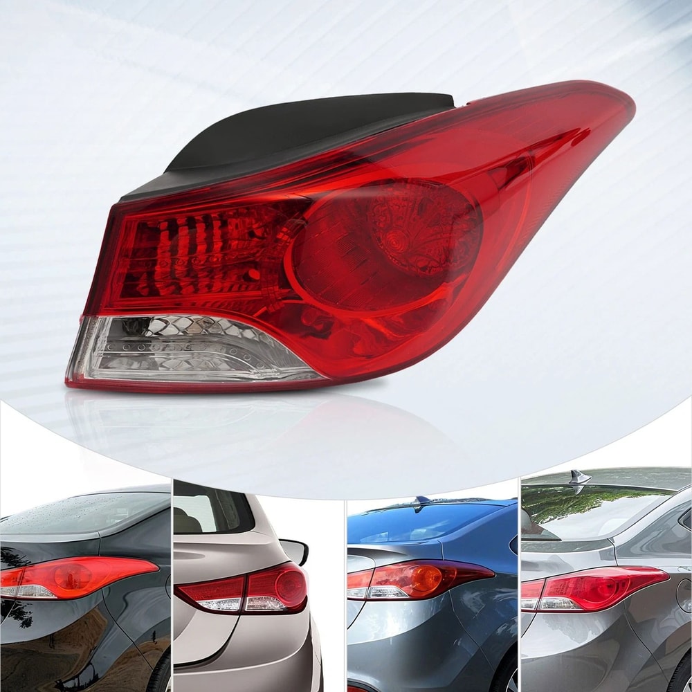 Hyundai Elantra Right Side Tail Lamp Replacement Halogen Rear Tail Light 1