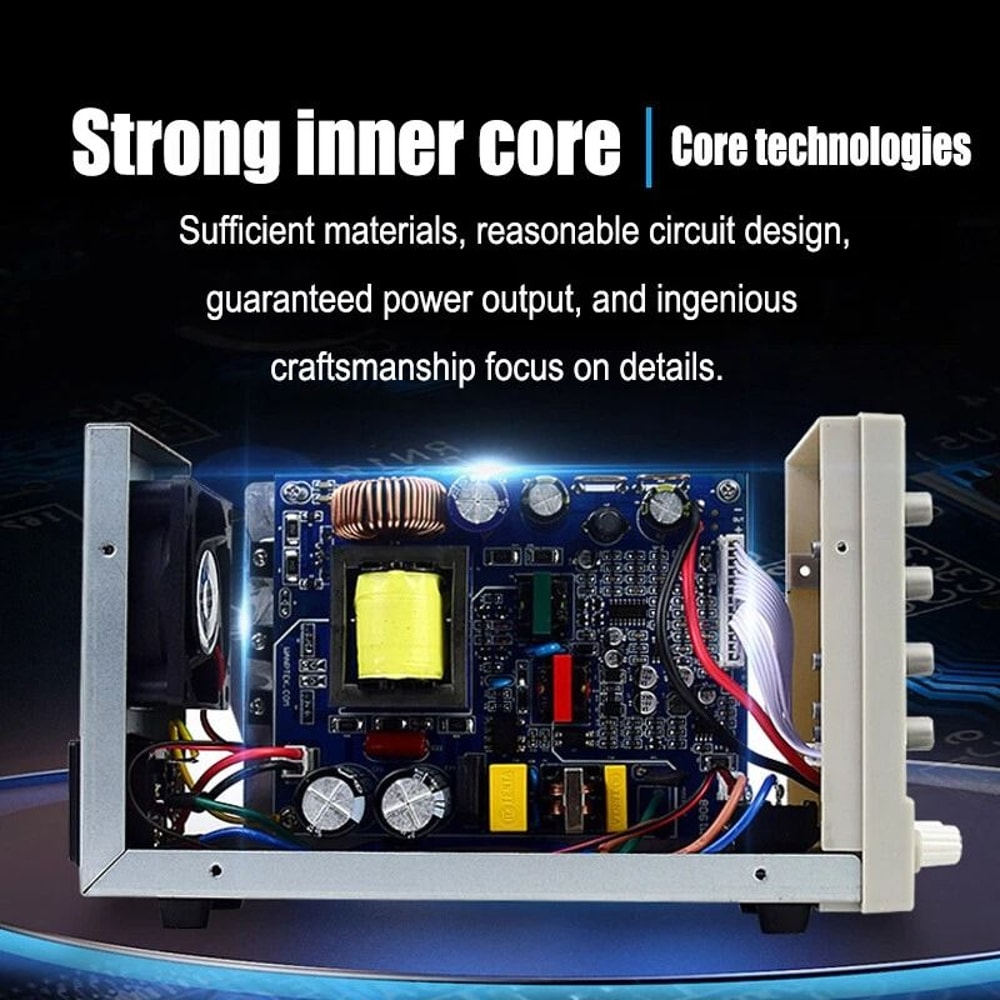 Precision Adjustable DC Power Supply Variable Lab Bench Unit 9