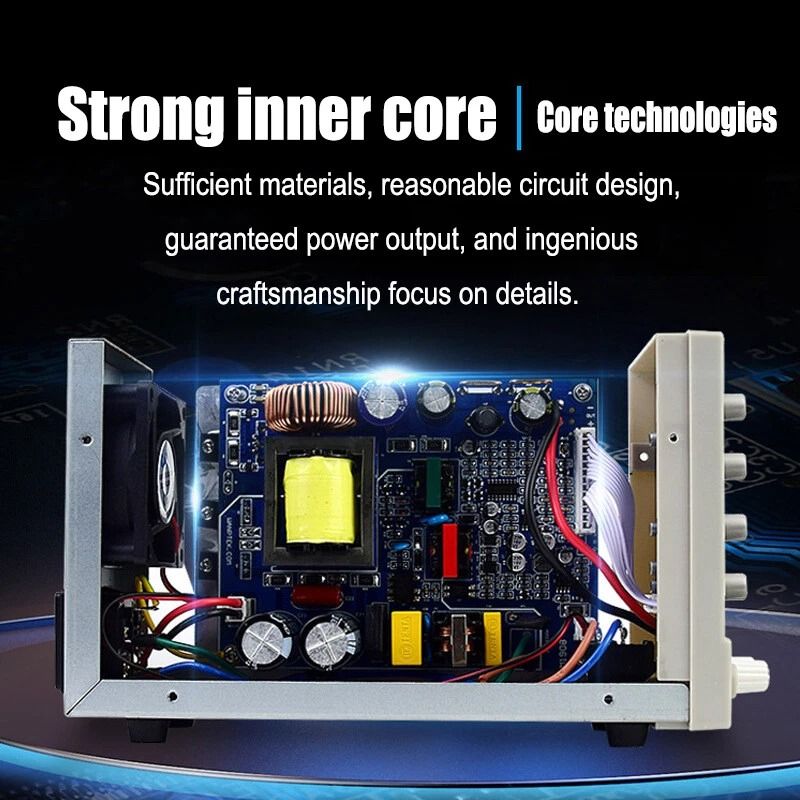Precision Adjustable DC Power Supply Variable Lab Bench Unit 9