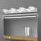 Modern LED Bathroom Vanity Light Crystal Wall Lamp Sleek Bathroom Lighting Fixture 2
