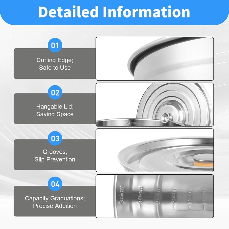 Premium Stainless Steel Large Stock Pot For Kitchen Restaurant Cooking 8