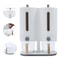 Premium Dual Rice Dry Food Dispenser Large Capacity Kitchen Storage With Measuring Cups 8