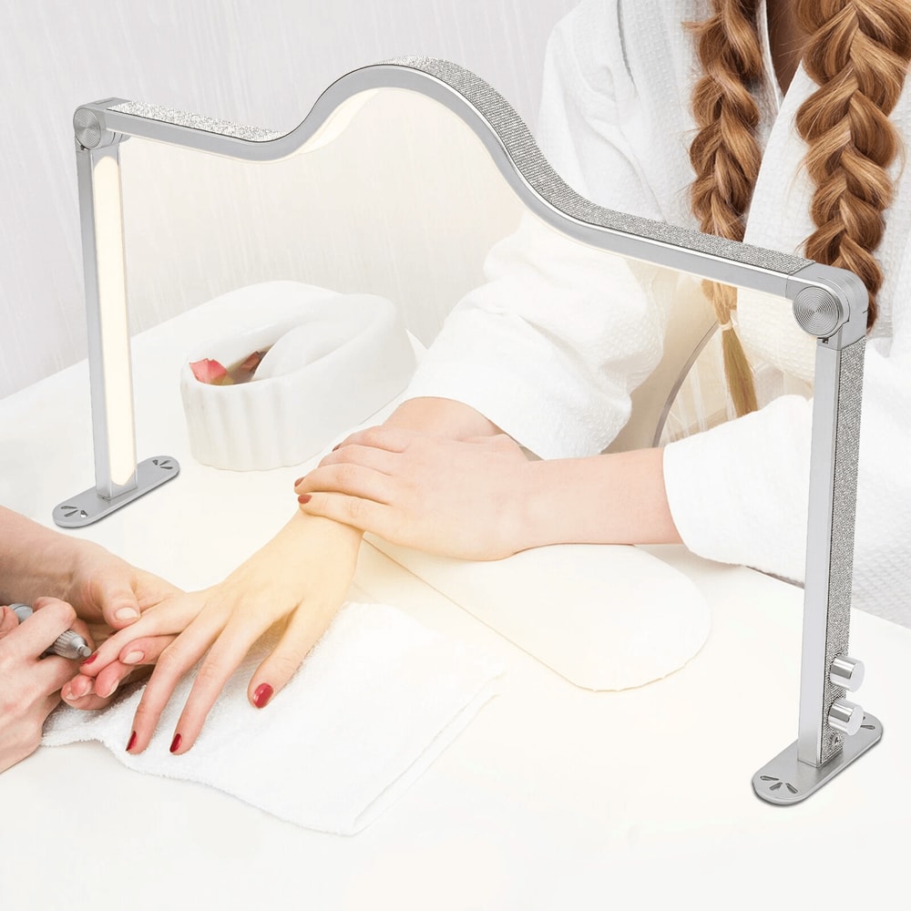 Nail Tech Lamp For Desk Dimmable Foldable Manicure Lamp 0