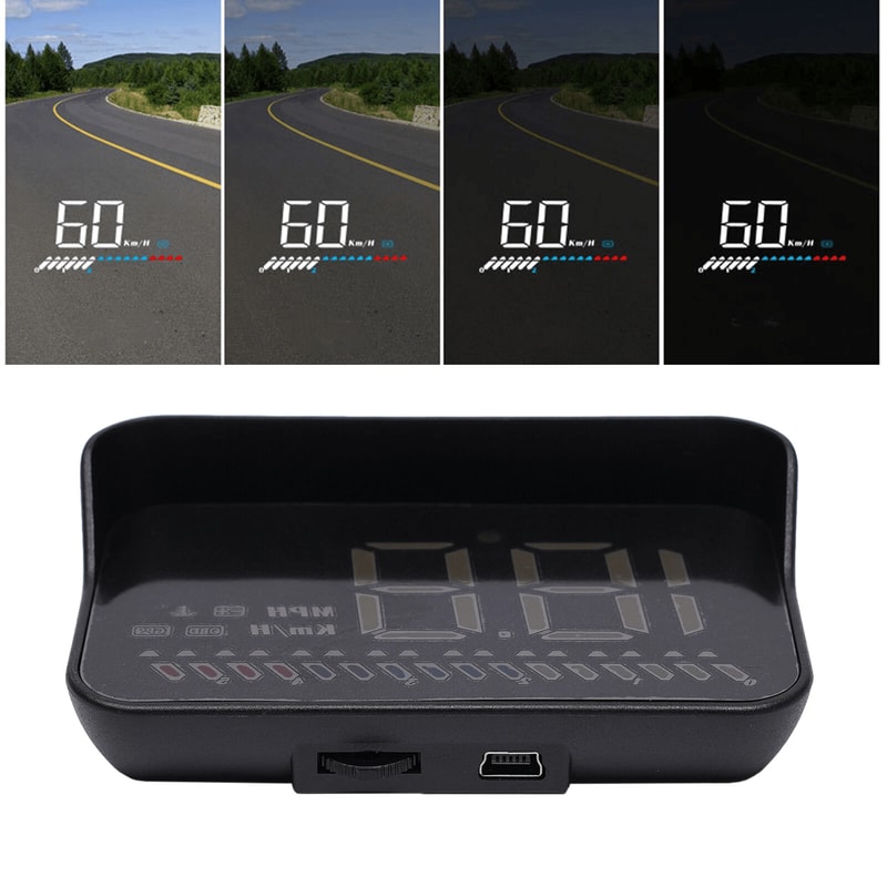 Universal GPS HUD Car Head Up Display Speedometer With Overspeed Alert 8