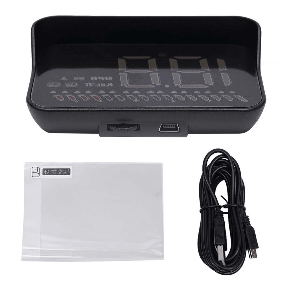 Universal GPS HUD Car Head Up Display Speedometer With Overspeed Alert 11