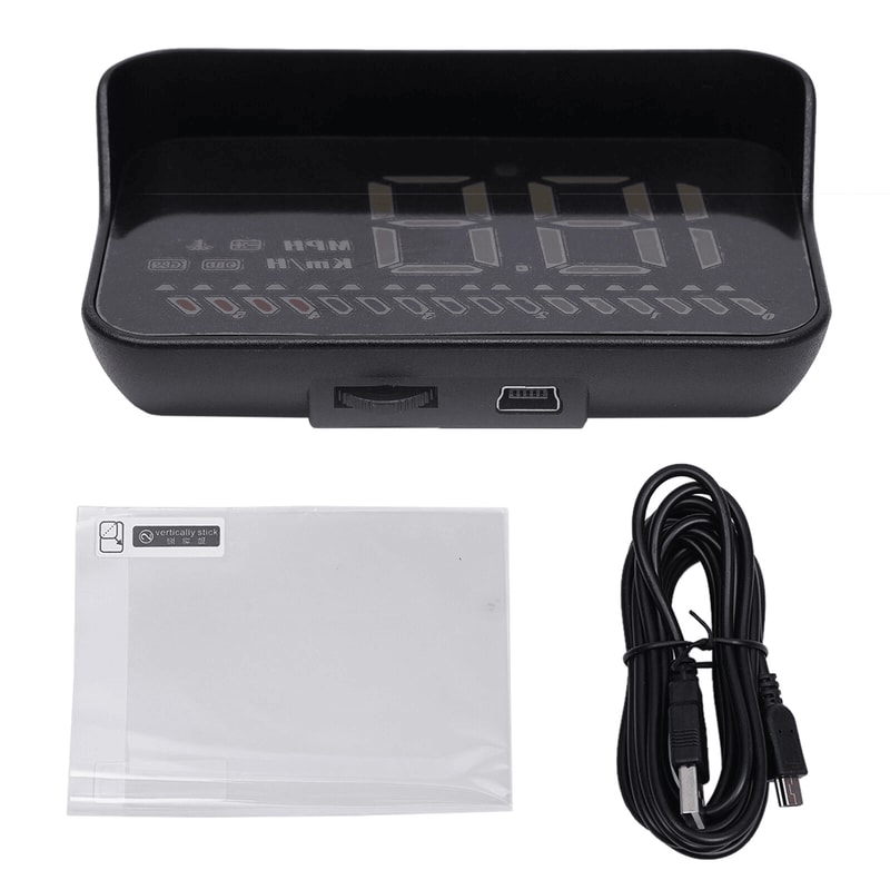 Universal GPS HUD Car Head Up Display Speedometer With Overspeed Alert 11