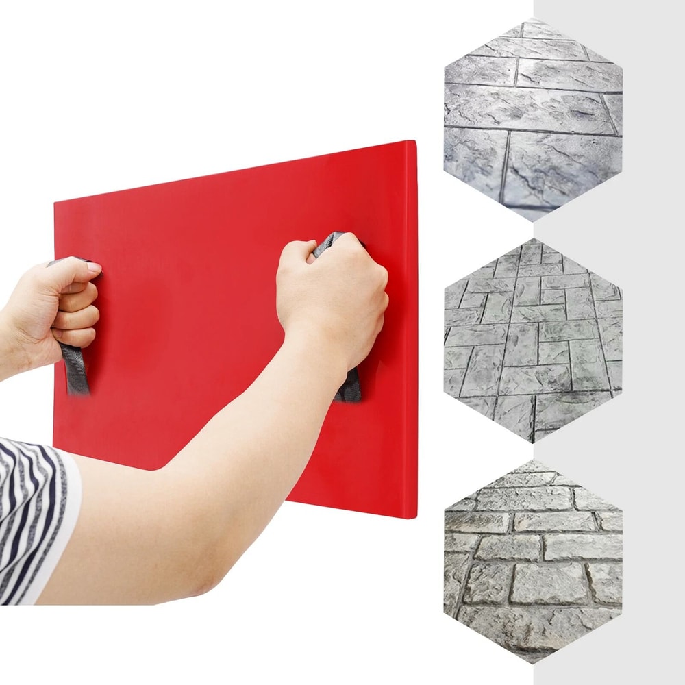 Concrete Stamps Set Durable Stamping Mats For Textured Concrete 2