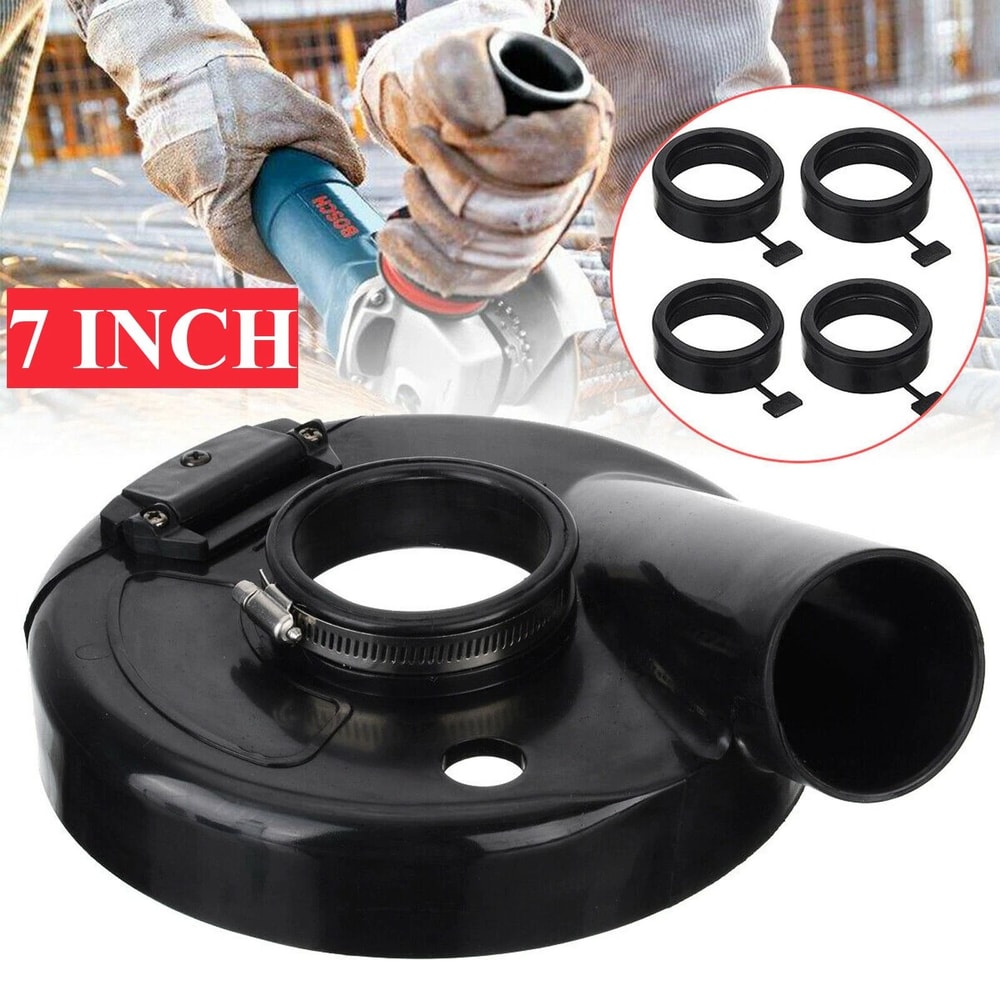 Universal Angle Grinder Dust Collector Shroud Surface Clean Cover 4