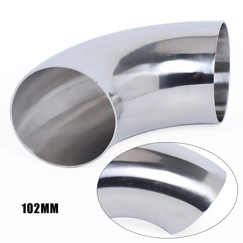 Stainless Steel Exhaust Elbow Pipe Durable HighFlow Bend 14