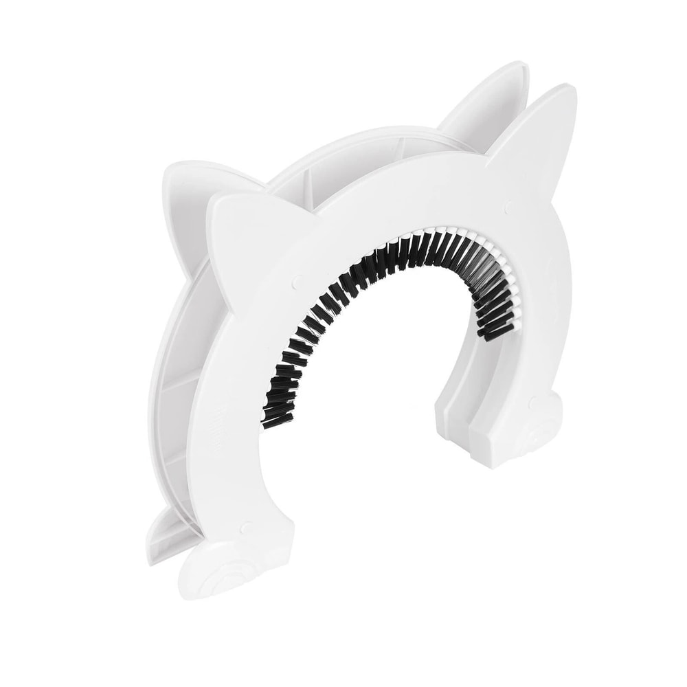 Indoor Cat Door With Brush For Large Cats And Small Pets 3