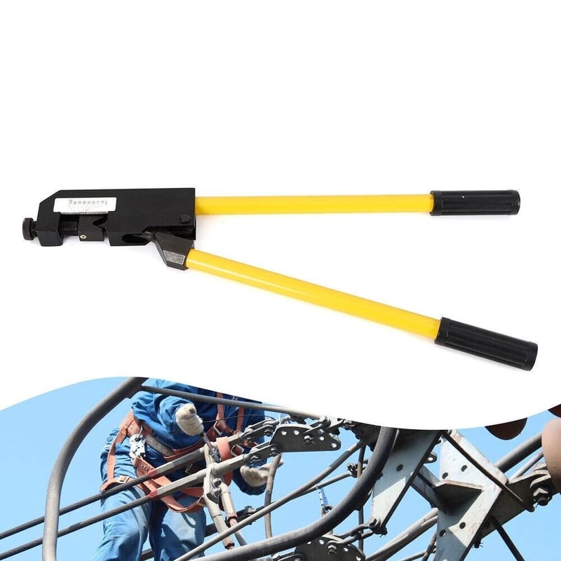Heavy Duty AWG Ring Terminal Crimper For Large Gauge Wire 4