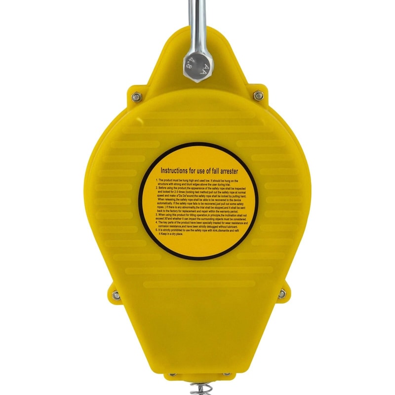 Self Retracting Lifeline Fall Arrester For Jobsite Safety 6