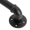 Modern Black Wall Mounted Stair Handrail For Indoor Outdoor Steps 16