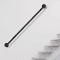 Modern Black Wall Mounted Stair Handrail For Indoor Outdoor Steps 1