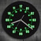 Military Time Wall Clock With Hour Display LED Backlight And Remote Control 1