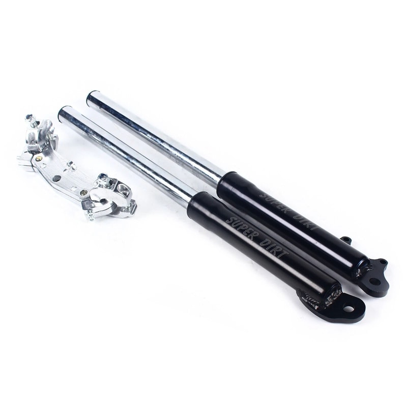 Front Fork Shock For Mini Dirt Pit Bike Stroke Black Suspension Fork 0