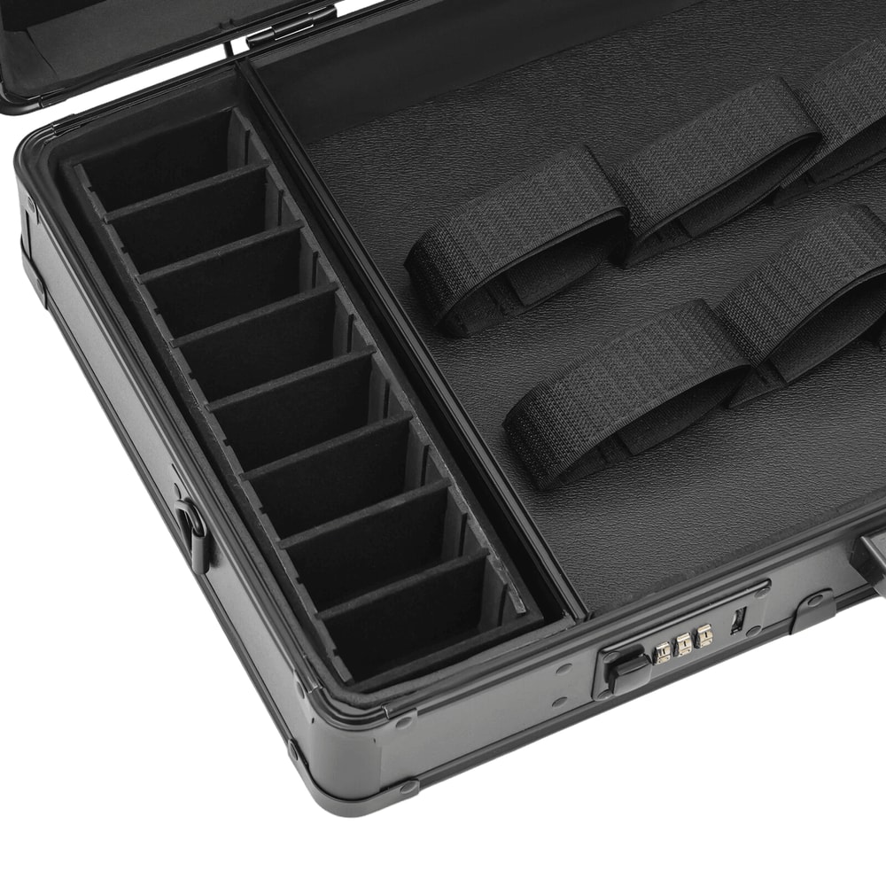 Professional Barber Carrying Case For Clippers Trimmers Scissors And Combs 5