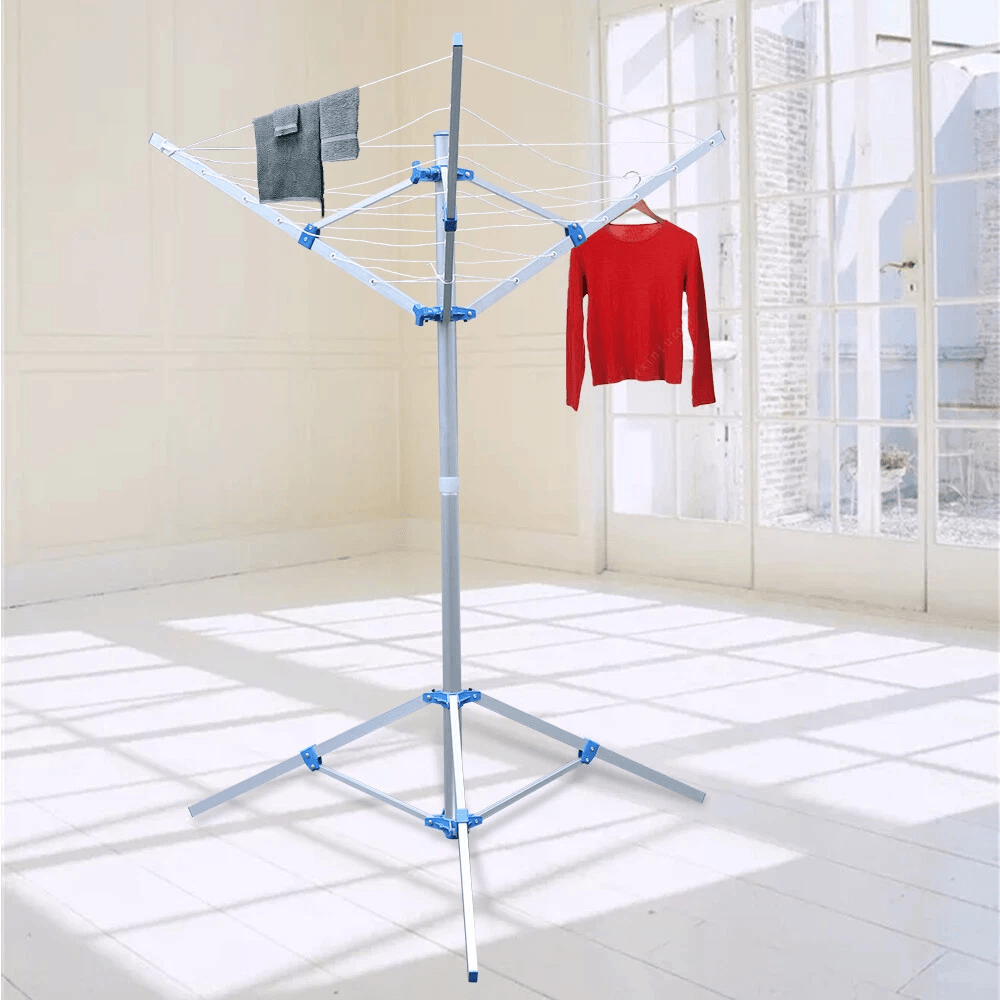 Heavy Duty Outdoor Rotary Clothesline Folding Clothes Drying Rack Arm Umbrella Design 3