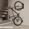 Premium Rotatable Wall Mount Bike Rack With Swivel Bike Hanger For Garage Storage 5