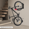 Premium Rotatable Wall Mount Bike Rack With Swivel Bike Hanger For Garage Storage 5