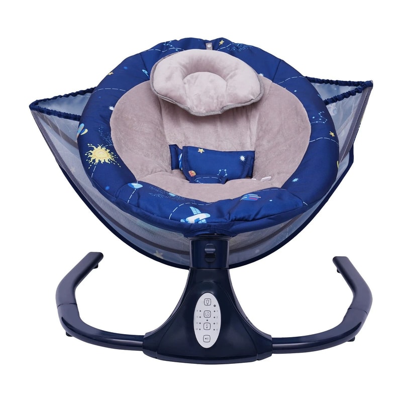 Premium Infant Electric Baby Swing Bluetooth Music Rocker Soothing Newborn Bouncer Chair 6