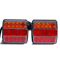 Premium LED Submersible Trailer Lights Tail Light Kit Waterproof Boat Truck Marker 3