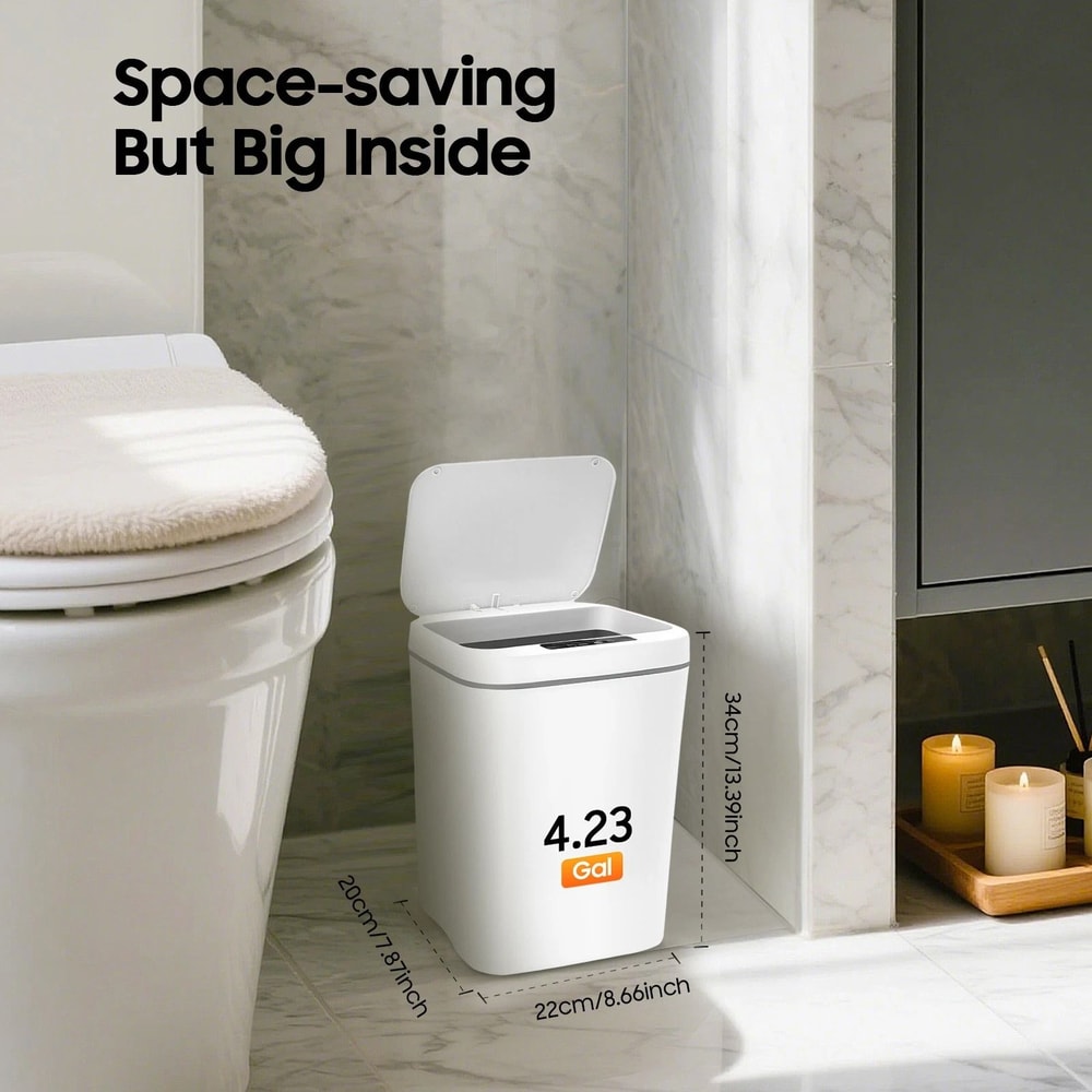 Premium Touchless Gallon Automatic Motion Sensor Smart Trash Can For Home 19