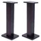 Bookshelf Speaker Stands For Home Theater Black Walnut PVC 4