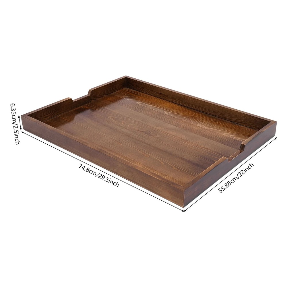 Premium Wooden Stove Top Cover Noodle Board Kitchen Accessory With Built In Handles Counter Space 21