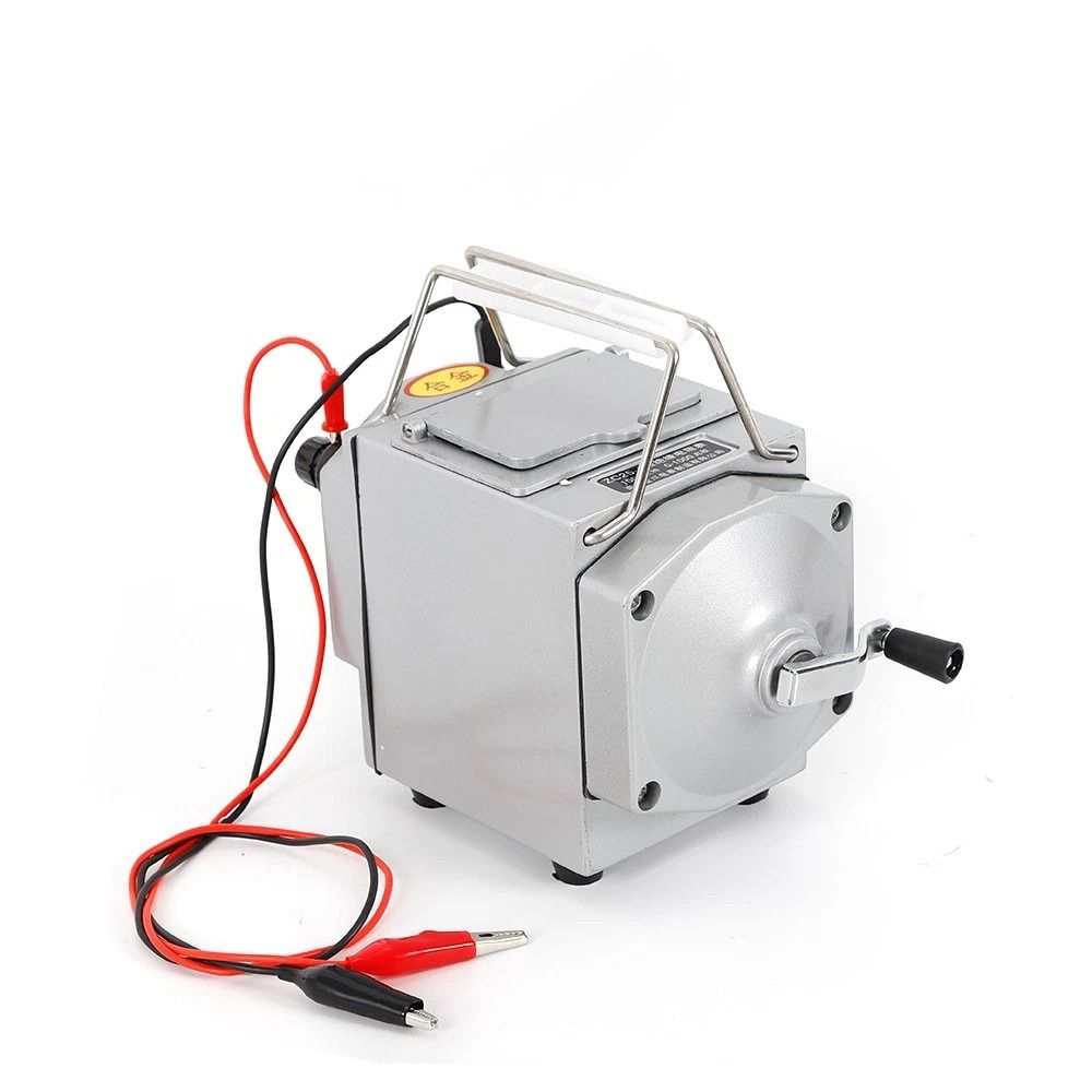 Portable Insulation Resistance Tester Megohmmeter Hand Crank Megger Accurate High Resistance Meter 4