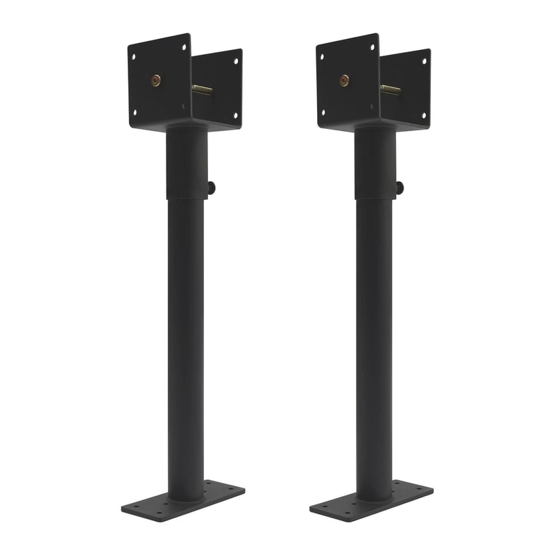 Heavy Duty Roof Mount Brackets Kit Adjustable Patio Roof Riser Beam Support 10