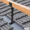 Heavy Duty Roof Mount Brackets Kit Adjustable Patio Roof Riser Beam Support 15