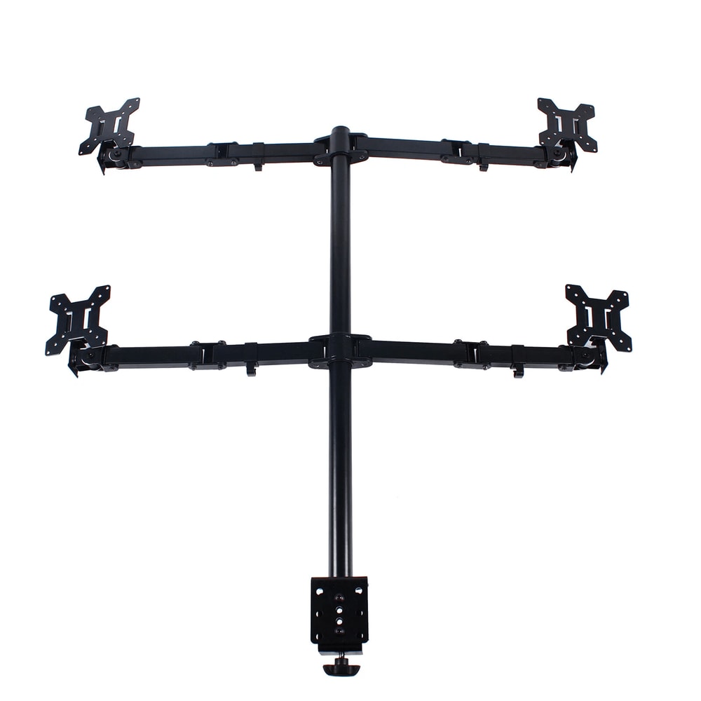 Premium Screen Quad Monitor Stand Heavy Duty Multi Monitor Mount For Gaming Professional Desks 0