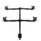 Premium Screen Quad Monitor Stand Heavy Duty Multi Monitor Mount For Gaming Professional Desks 0