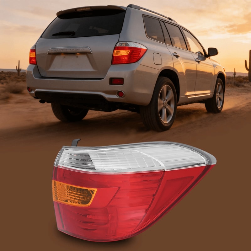 Toyota Highlander Sport Right Tail Light Assembly Rear Lamp Replacement 2