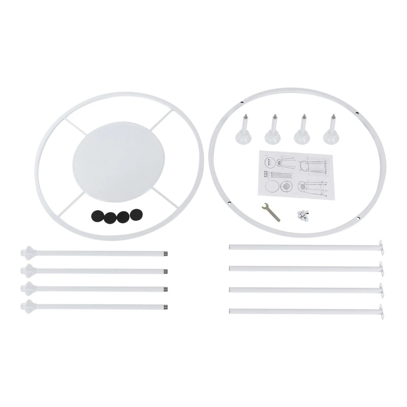 Premium Round Garment Rack Heavy Duty Freestanding Clothes Rack Store Display Rack For Home Or Ret 8