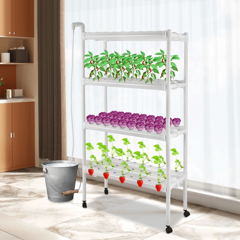 Premium Site Vertical Hydroponic Grow Kit Indoor Hydroponic System For Home Garden 0