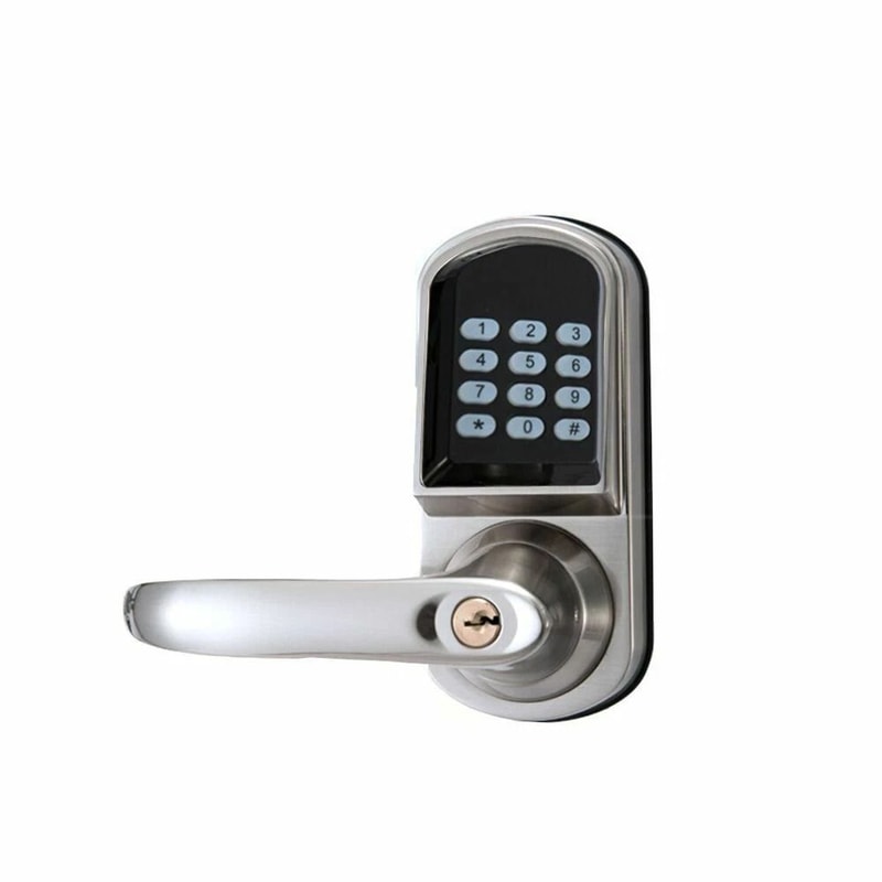 Premium Electronic Digital Keypad Door Lock Security Knob Left Hand Keyless Entry 5