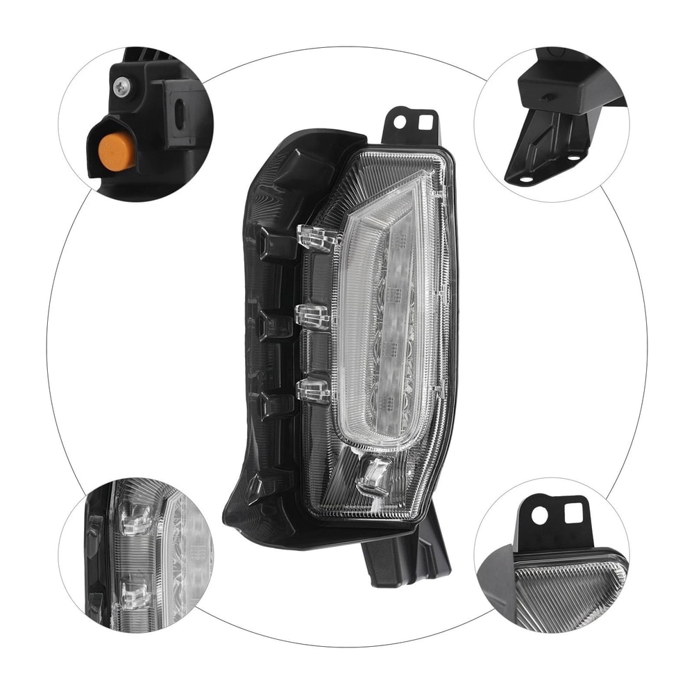 Premium LED Daytime Running Light For Toyota Prius V Driver Side Bumper Lamp 3