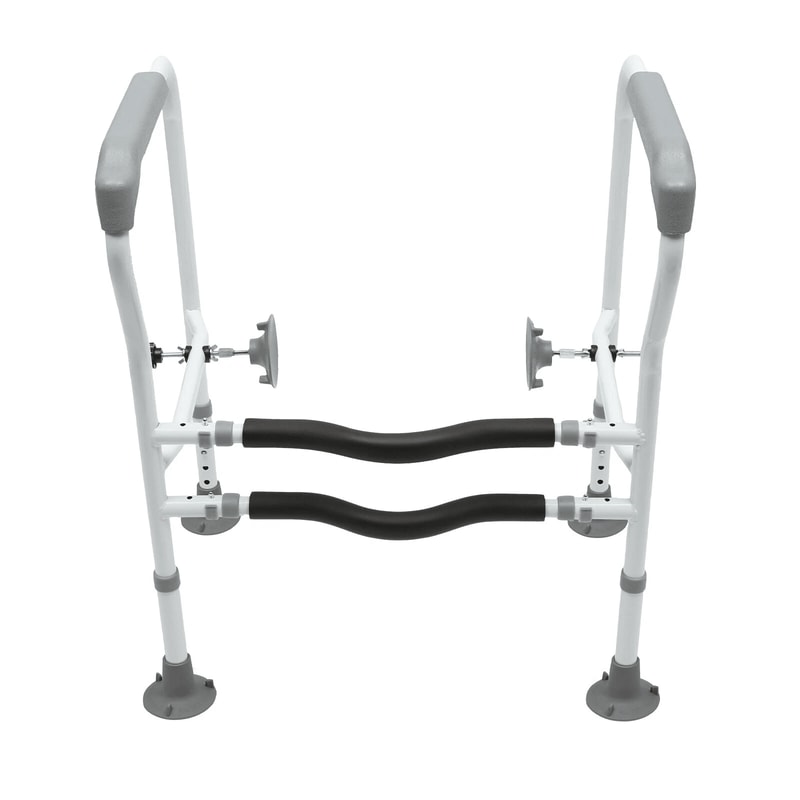 Premium Toilet Safety Rails Handrails For Elderly Bathroom Support 4