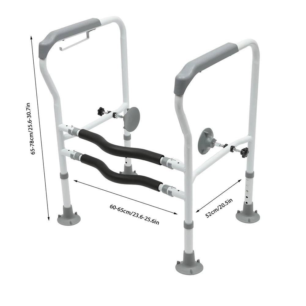 Premium Toilet Safety Rails Handrails For Elderly Bathroom Support 16