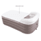 Premium Foldable Portable Inflatable Bathtub Home Spa Bathtub For Relaxing Soak 6