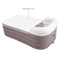 Premium Foldable Portable Inflatable Bathtub Home Spa Bathtub For Relaxing Soak 6
