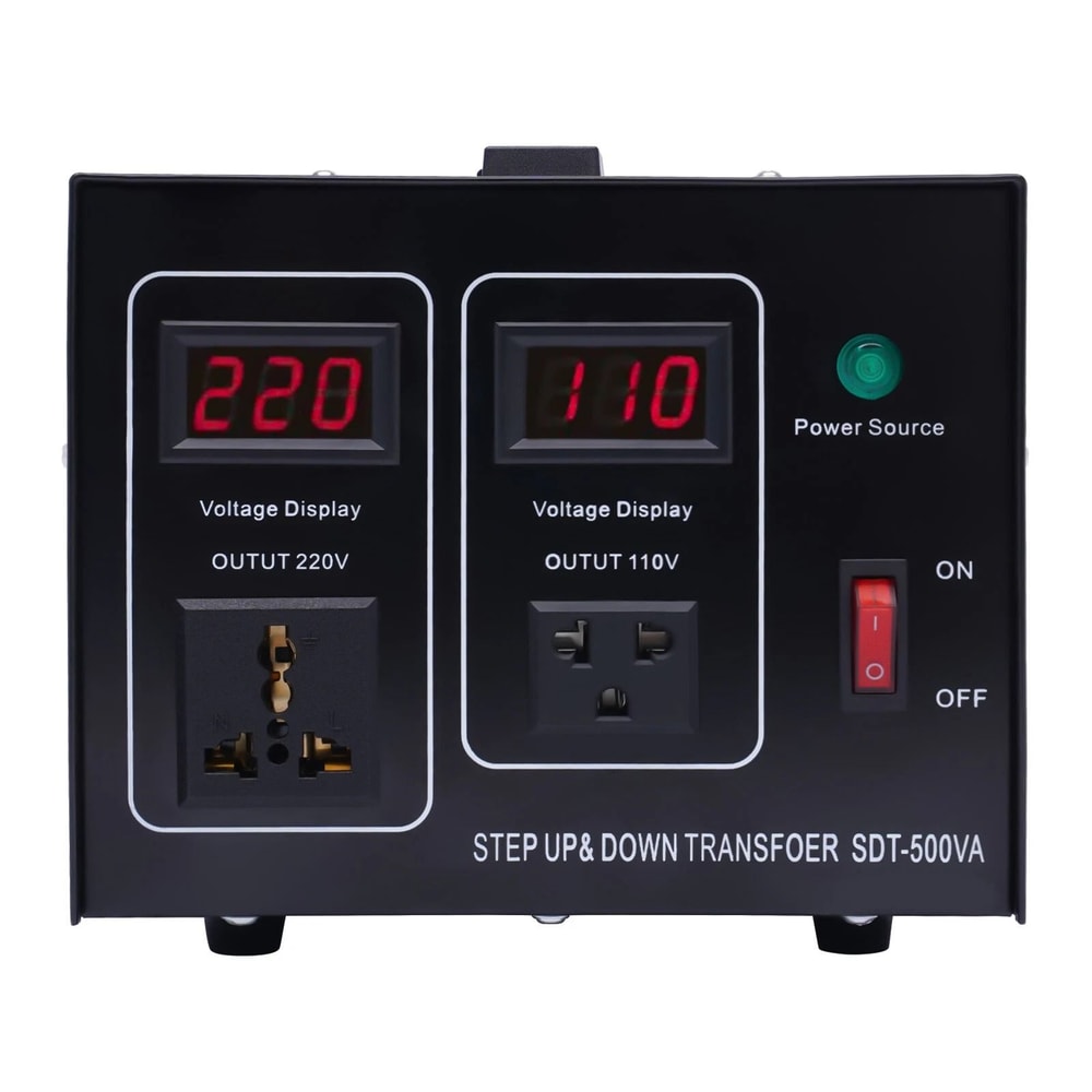 Premium Dual Voltage Power Converter Step Up Down Voltage Converter Transformer 12