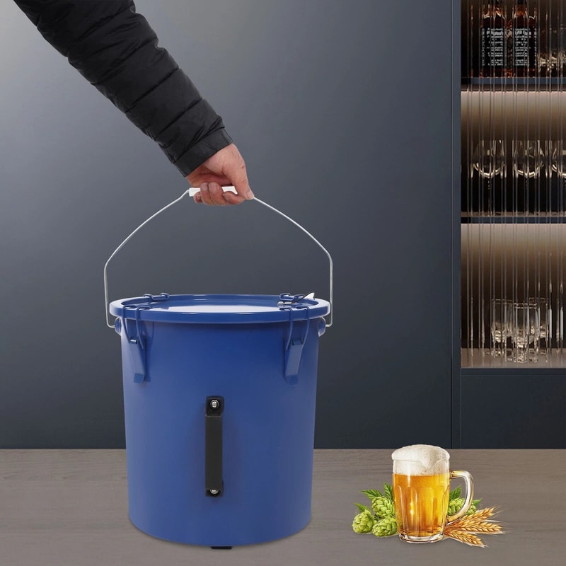 Gallon Fryer Grease Bucket Oil Disposal Caddy With Lid Filter Bag 5