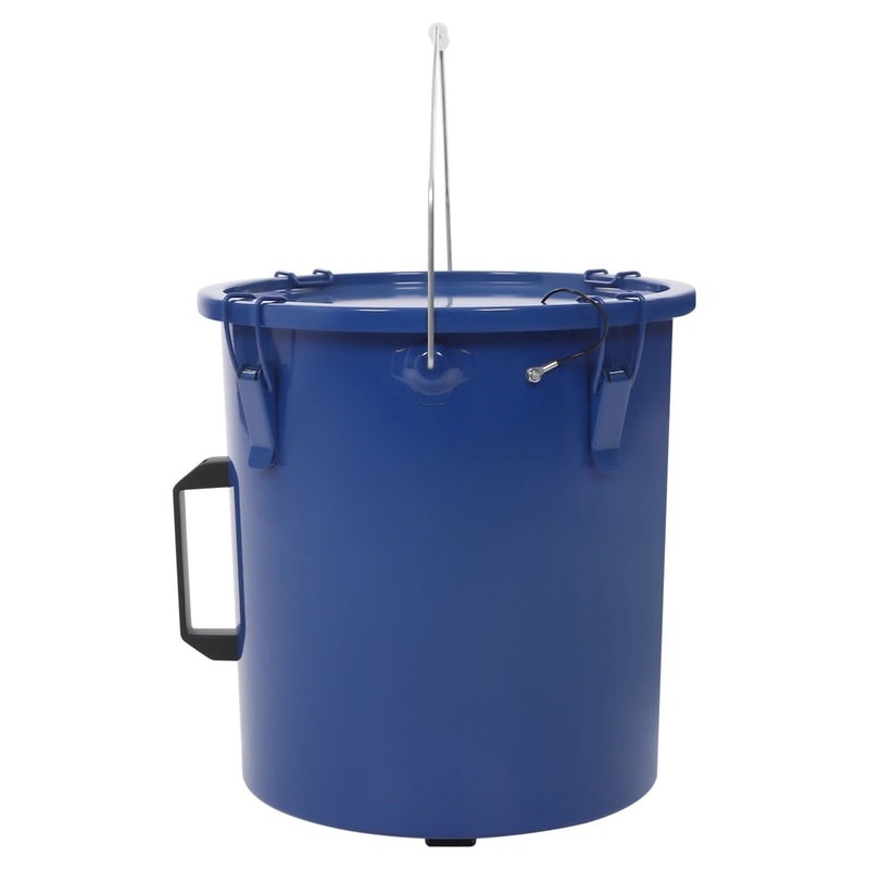 Gallon Fryer Grease Bucket Oil Disposal Caddy With Lid Filter Bag 10