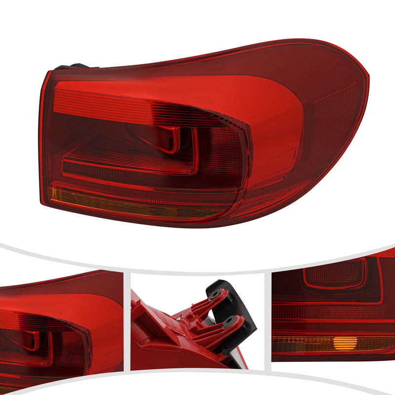 Right Side Outer Halogen Tail Light Assembly For Volkswagen Tiguan 2